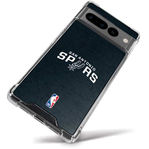 NBA San Antonio Spurs Distressed Google Pixel 7 Pro Clear Case